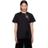 콜리나 스트라다 Collina Strada Black Tosh T-Shirt 242236M213001