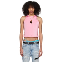 마샬 콜롬비아 Marshall Columbia Pink Crystal-Cut Tank Top 231800M214006