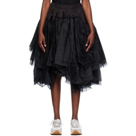 Comme des Garcons Comme des Garcons Black Tiered Midi Skirt 241671F092006