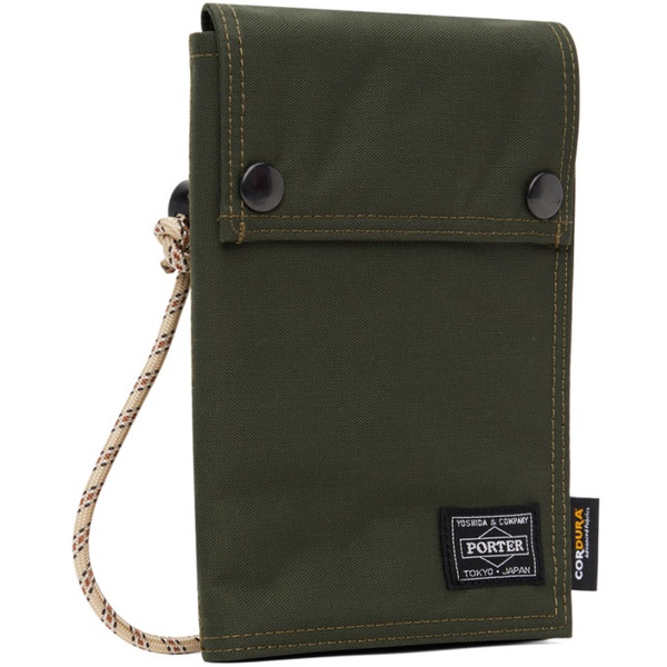  Comme des Garcons Homme Green PORTER 에디트 Edition Pouch 241057M171000