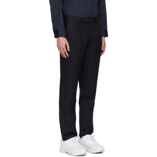  Comme des Garcons Homme Navy Pleated Trousers 241057M191004