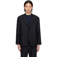 Comme des Garcons Homme Navy Two-Button Blazer 241057M195001