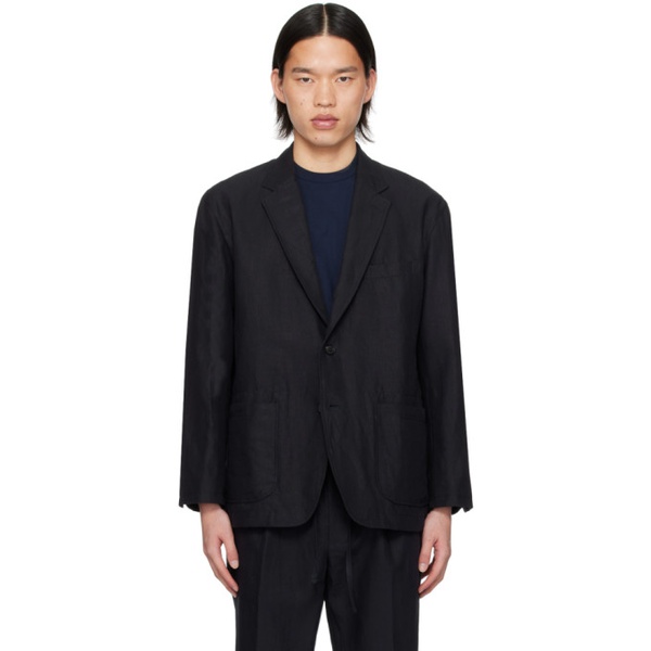  Comme des Garcons Homme Navy Two-Button Blazer 241057M195001