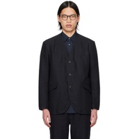 Comme des Garcons Homme Navy Y-Neck Blazer 241057M195002