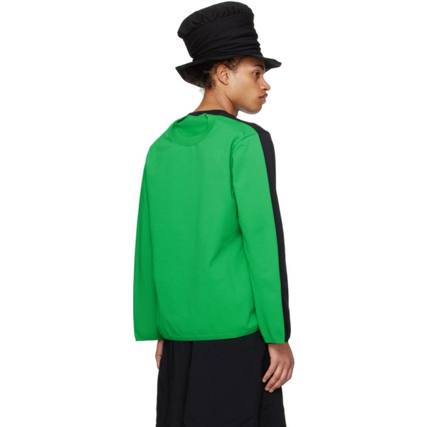  Comme des Garcons Homme Plus Black & Green Layered Long Sleeve T-Shirt 241347M201002