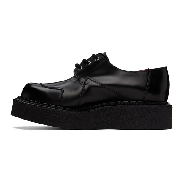  Comme des Garcons Homme Plus Black George Cox 에디트 Edition Overlaid Gibson Derbys 241347M225001