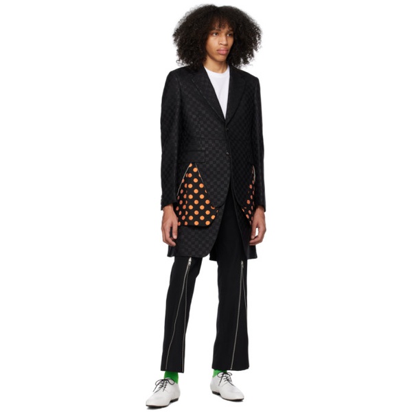  Comme des Garcons Homme Plus Black Zip Trousers 231347M191003