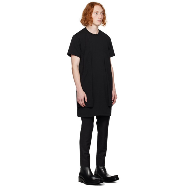  Comme des Garcons Homme Plus Black Paneled T-Shirt 232347M213001