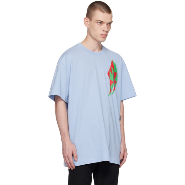  Comme des Garcons Homme Plus Blue Graphic T-Shirt 231347M213011