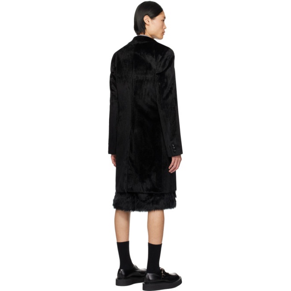  Comme des Garcons Homme Plus Black Paneled Faux-Fur Coat 232347M176003