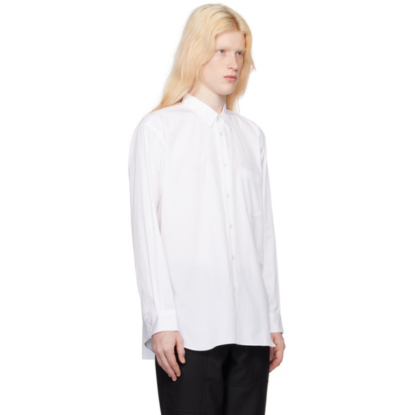  Comme des Garcons Shirt White Patch Pocket Shirt 232270M192016