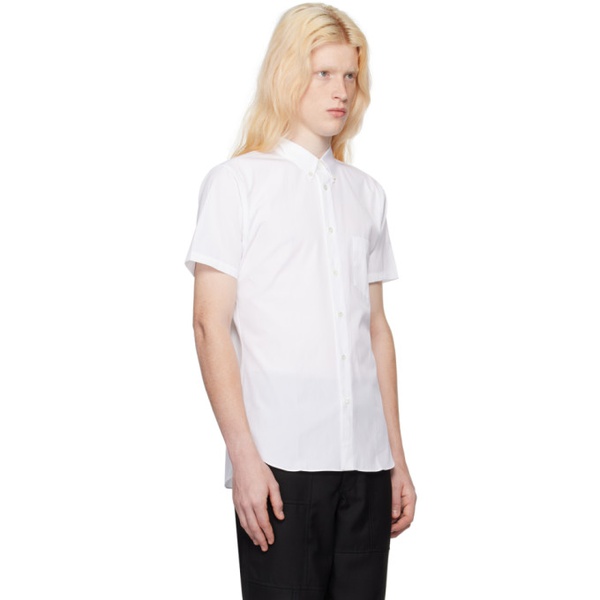  Comme des Garcons Shirt White Buttoned Shirt 232270M192017