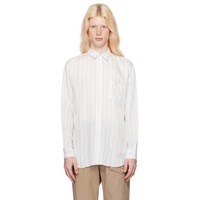 Comme des Garcons Shirt White Striped Shirt 232270M192027