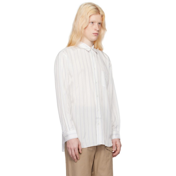  Comme des Garcons Shirt White Striped Shirt 232270M192027