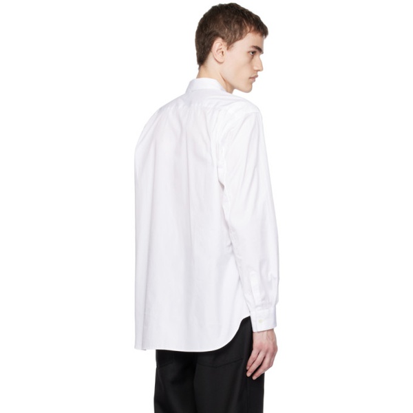  Comme des Garcons Shirt White Raw Edge Shirt 231270M192023