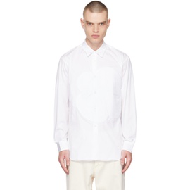 Comme des Garcons Shirt White Flower Shirt 231270M192019