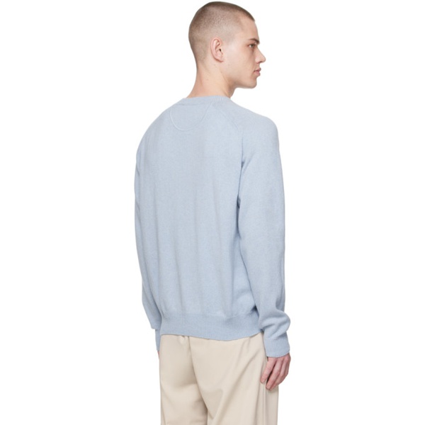  Commission Blue Cutout Sweater 241400M206001