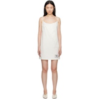 Commission 오프화이트 Off-White Creased Slip Dress 241400F090000