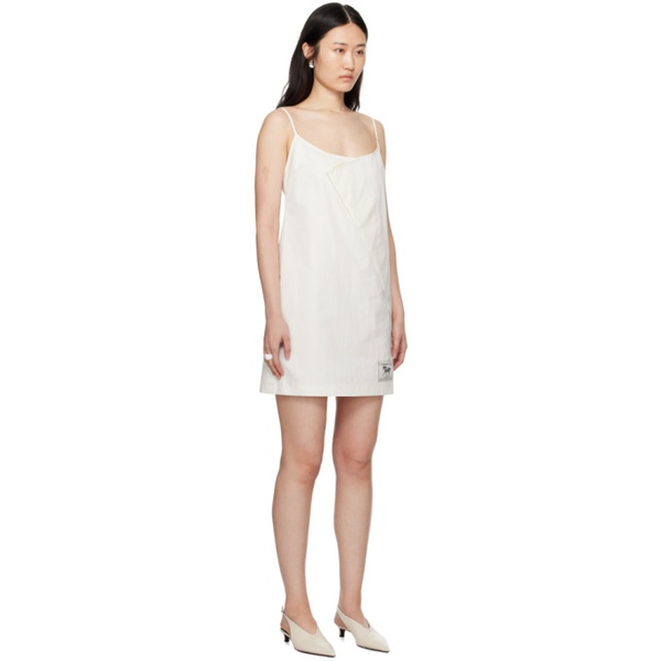  Commission 오프화이트 Off-White Creased Slip Dress 241400F090000