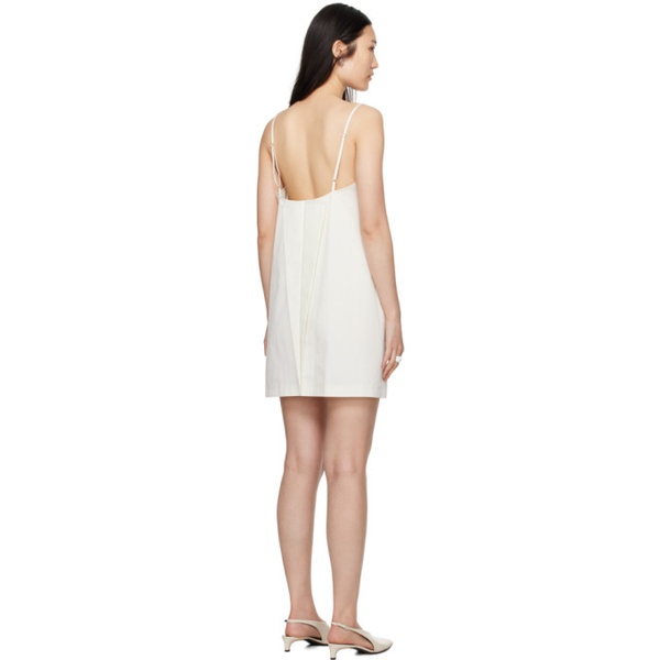  Commission 오프화이트 Off-White Creased Slip Dress 241400F090000