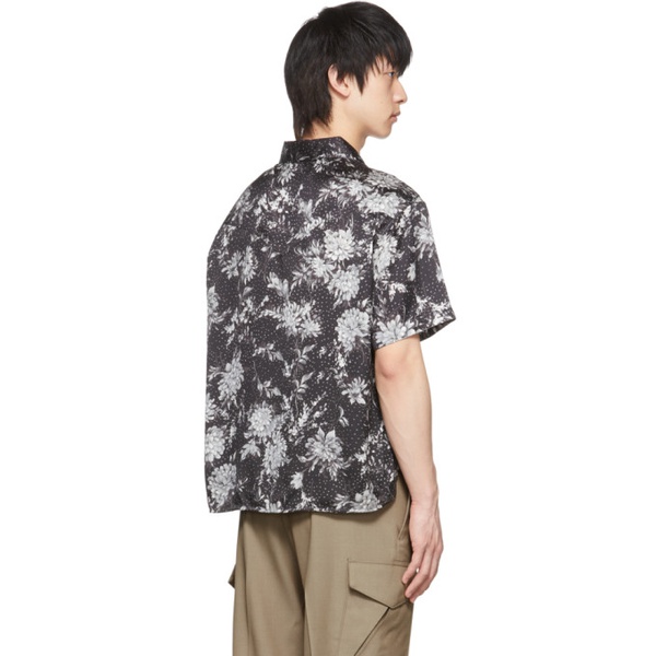  Commission SSENSE Exclusive Black Polyester Shirt 221400M192010