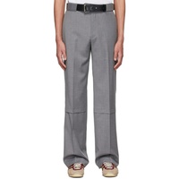 Commission SSENSE Exclusive Grey Polyester Trousers 221400M191015