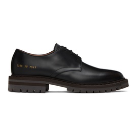 커먼 프로젝트 Common Projects Black Leather Derbys 232133M225005