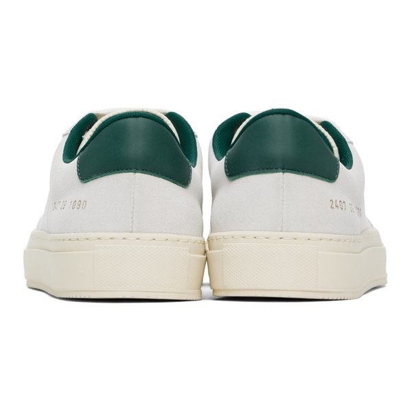  커먼 프로젝트 Common Projects 오프화이트 Off-White & Green Tennis Pro Sneakers 241133M237028