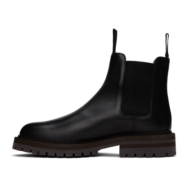  커먼 프로젝트 Common Projects Black Leather Chelsea Boots 241133M223001
