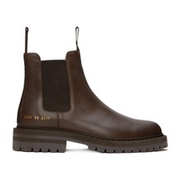 커먼 프로젝트 Common Projects Brown Leather Chelsea Boots 241133M223000