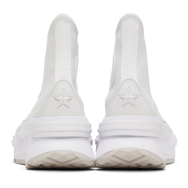  컨버스 Converse White Run Star Legacy CX High Top Sneakers 231799F127150
