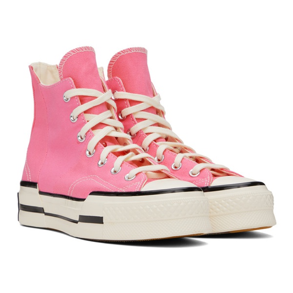  컨버스 Converse Pink Chuck 70 Plus Sneakers 241799F127033