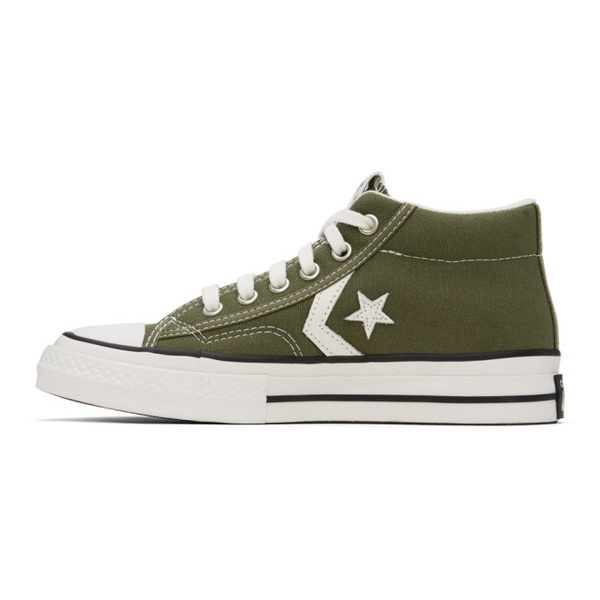  컨버스 Converse Khaki Star Player 76 Sneakers 241799F127035