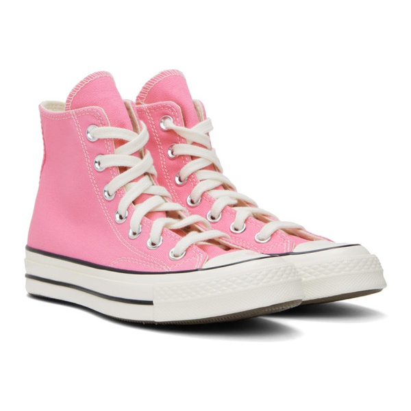  컨버스 Converse Pink Chuck 70 Vintage Canvas Sneakers 241799F127073