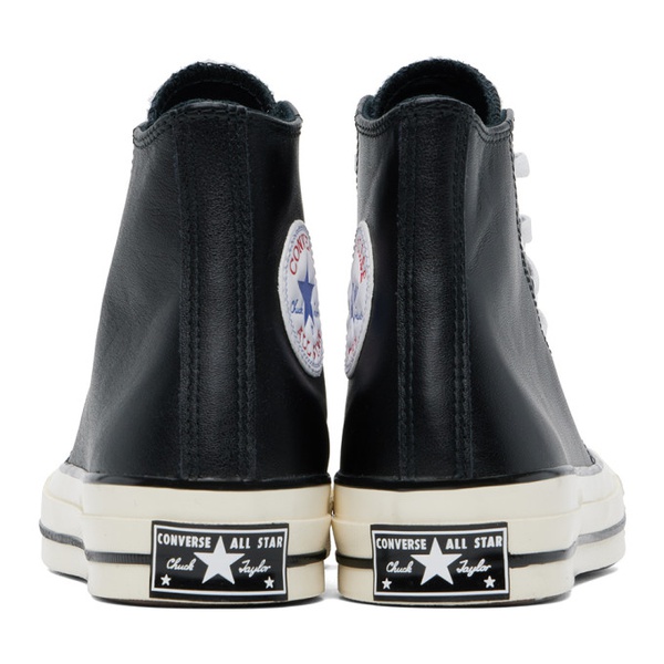  컨버스 Converse Black Chuck 70 Leather High Top Sneakers 241799M236058