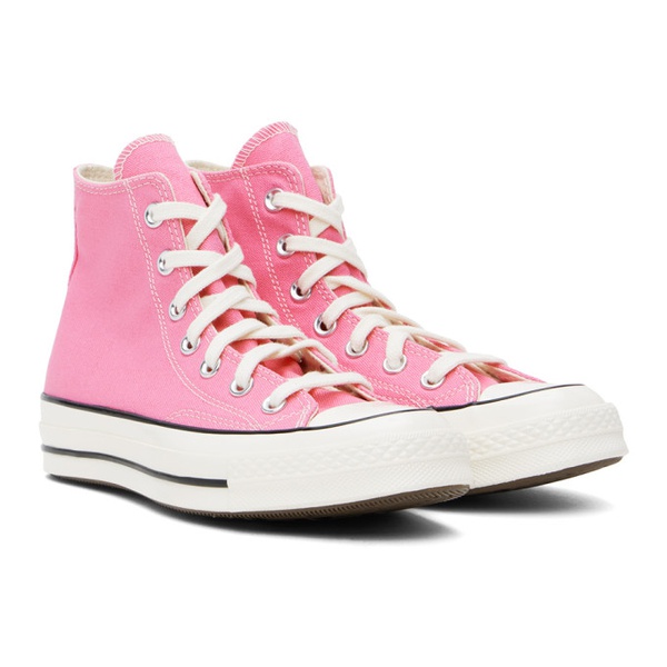  컨버스 Converse Pink Chuck 70 High Top Sneakers 241799M236064