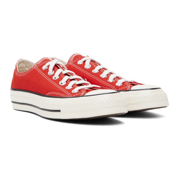 컨버스 Converse Red Chuck 70 Low Top Sneakers 241799M237038
