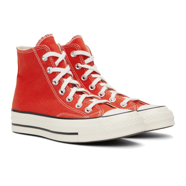  컨버스 Converse Red Chuck 70 High Top Sneakers 242799M236038