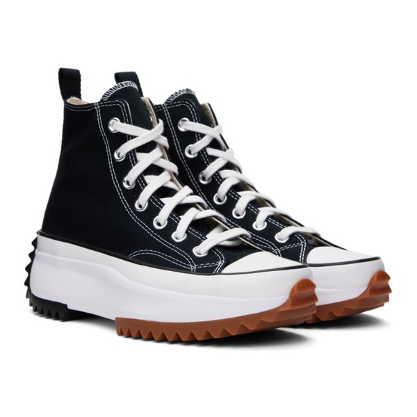  컨버스 Converse Black Run Star Hike Sneakers 232799M236008