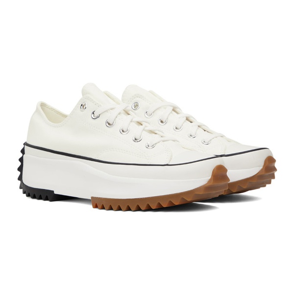  컨버스 Converse White Run Star Hike Sneakers 231799M237027