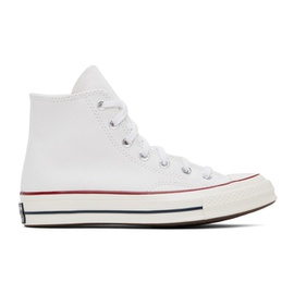 컨버스 Converse White Chuck 70 High Top Sneakers 242799M236015