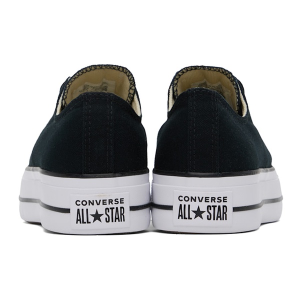  컨버스 Converse Black Chuck Taylor All Star Lift Low Top Sneakers 242799M237007