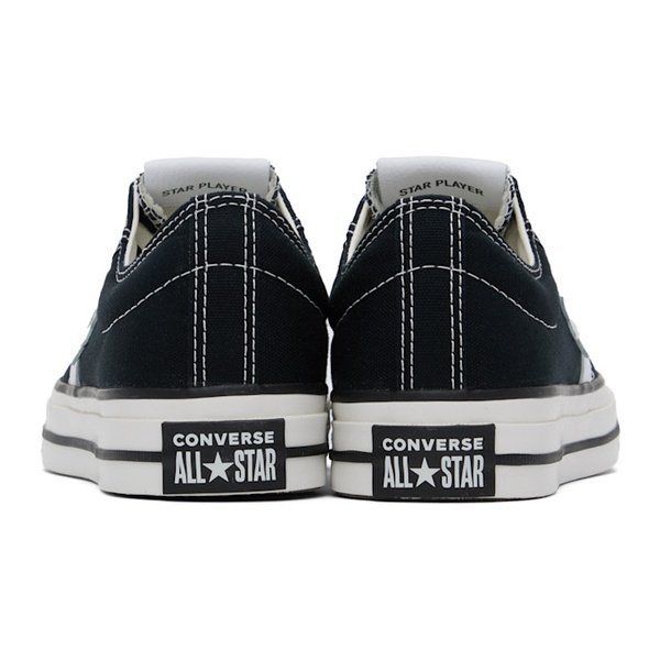  컨버스 Converse Black Star Player 76 Low Top Sneakers 242799M237020