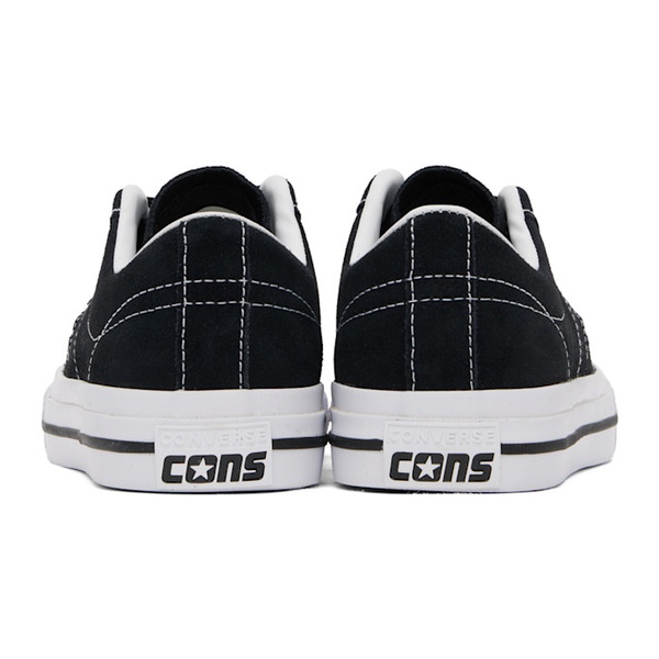  컨버스 Converse Black One Star Pro Low Top Sneakers 242799M237010