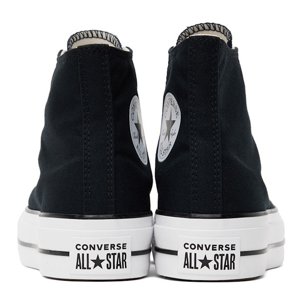  컨버스 Converse Black Chuck Taylor All Star Lift High Top Sneakers 242799F127013