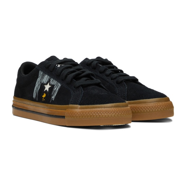  컨버스 Converse Black Peanuts 에디트 Edition One Star Sneakers 222799F128036