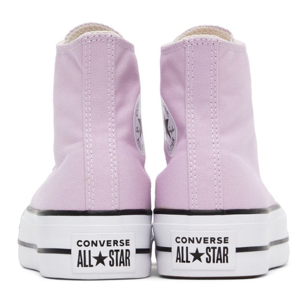  컨버스 Converse Purple Chuck Taylor All Star Lift Hi Sneakers 221799F127092