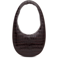 코페르니 Coperni Brown Croco Swipe Bag 241325F046002