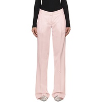 코페르니 Coperni Pink Glen Check Trousers 241325F087005