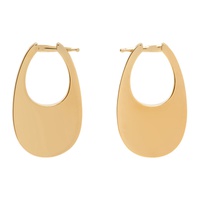 코페르니 Coperni Gold Medium Swipe Earrings 241325F022004